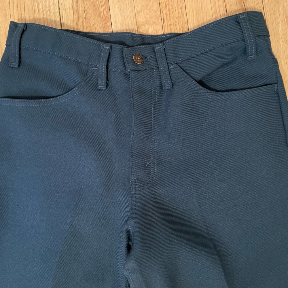 Vintage Levi’s 1980s 32x29 boot cut  men’s pants polyester Dacron